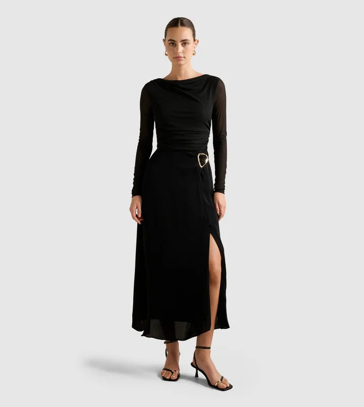 ARABELLA 2 in 1 Slit Midi Dress